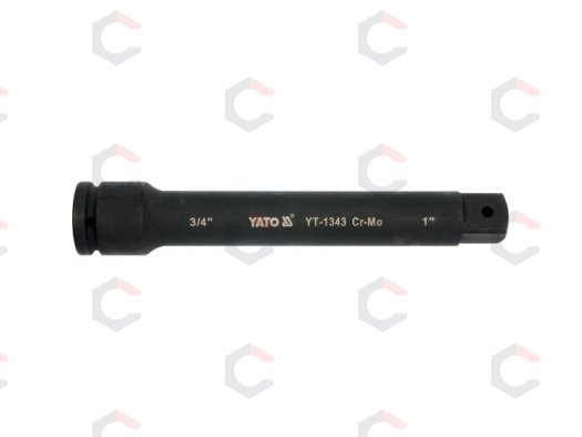 Ilgintuvas - adapteris smūginis 3/4"(F)x1"(M); 250 mm (YT-1343) 1