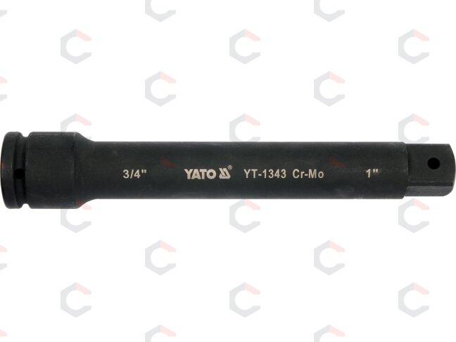 Ilgintuvas - adapteris smūginis 3/4"(F)x1"(M); 250 mm (YT-1343) Ilgintuvas - adapteris smūginis 3/4"(F)x1"(M); 250 mm (YT-1343)