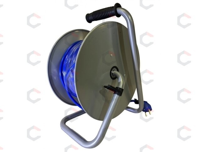 Ilgintuvas su metaliniu būgnu | 4 hermetinės rozetės | 3×2.5 mm² | 50 m (EG-0060) Ilgintuvas su metaliniu būgnu | 4 hermetinės rozetės | 3×2.5 mm² | 50 m (EG-0060)