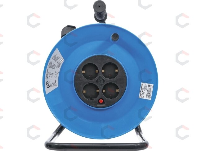 Ilgintuvas su rite 50 m | 3x1,5 mm² | 4 kištukiniai lizdai | IP 20 | 3000 W (3362) 1