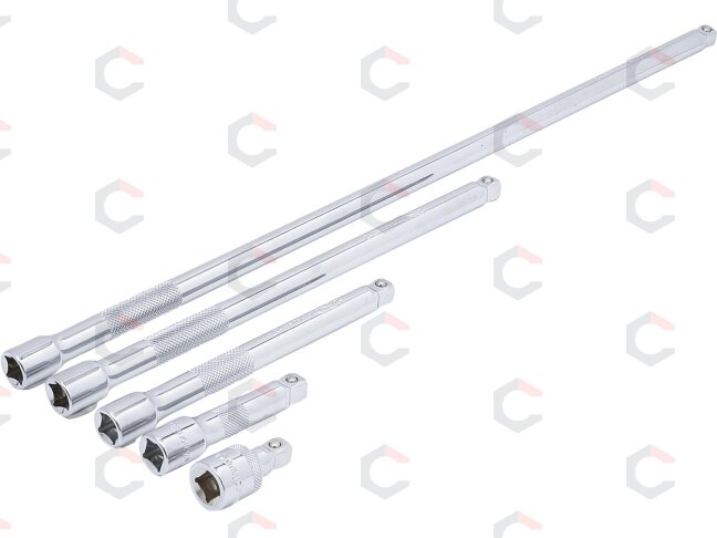 Ilgintuvų rinkinys | šarnyriniai | 10 mm (3/8") | 5 vnt. (6111) 1 Ilgintuvų rinkinys | šarnyriniai | 10 mm (3/8") | 5 vnt. (6111) 1
