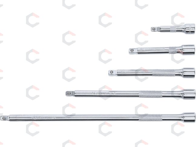 Ilgintuvų rinkinys | šarnyriniai | 6.3 mm (1/4") | 5 vnt. (6110) 2