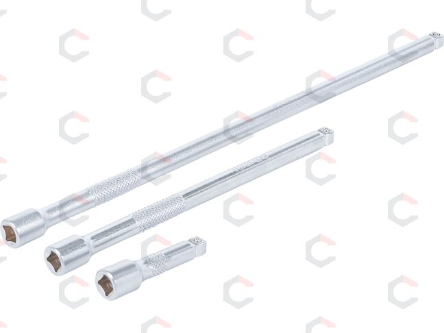 Ilgintuvų rinkinys | šarnyriniai | 6.3 mm (1/4") | 50/150/250 mm | 3 vnt. (2233) 1 Ilgintuvų rinkinys | šarnyriniai | 6.3 mm (1/4") | 50/150/250 mm | 3 vnt. (2233) 1