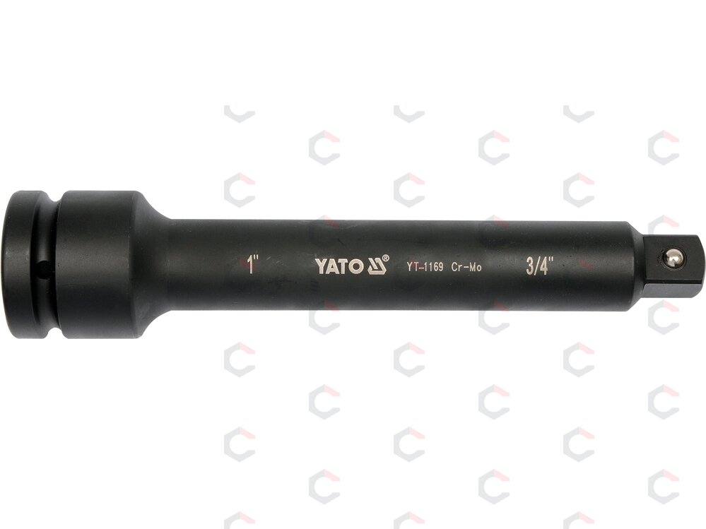 Ilgintuvas - adapteris smūginis 1"(F)x3/4"(M); 250 mm (YT-1169)