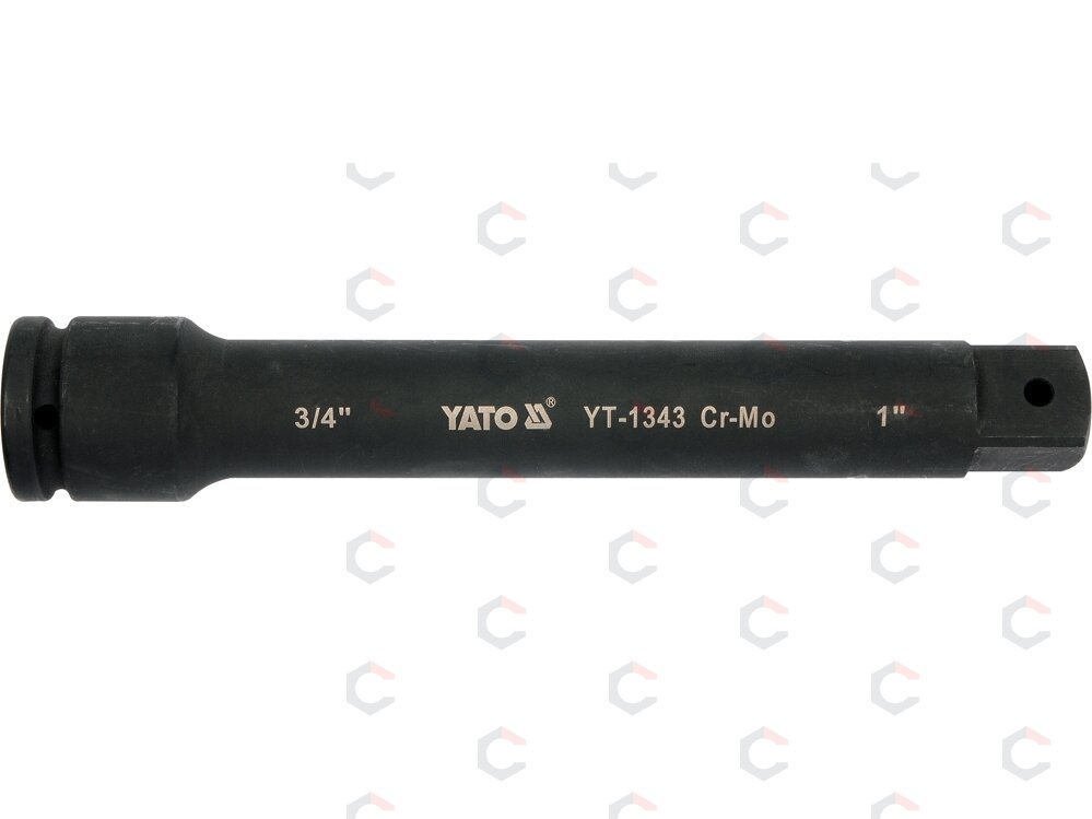 Ilgintuvas - adapteris smūginis 3/4"(F)x1"(M); 250 mm (YT-1343)