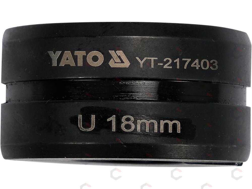 Atsarginės presavimo replėms skirtos matricos | PEX vamzdžiams | U profilis | 18 mm (YT-217403) 1 Atsarginės presavimo replėms skirtos matricos | PEX vamzdžiams | U profilis | 18 mm (YT-217403) 1