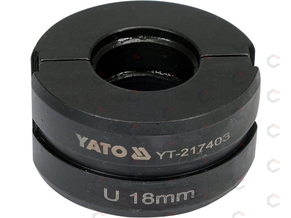Atsarginės presavimo replėms skirtos matricos | PEX vamzdžiams | U profilis | 18 mm (YT-217403) Atsarginės presavimo replėms skirtos matricos | PEX vamzdžiams | U profilis | 18 mm (YT-217403)