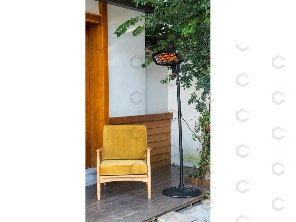 Infraraudonųjų spindulių šildytuvas | 2200 W | su stovu ir pulteliu (68793) 9 Infraraudonųjų spindulių šildytuvas | 2200 W | su stovu ir pulteliu (68793) 9
