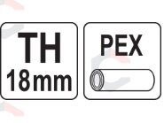 Indėklas matrica TH 18 mm presavimo replėms YT-21735 (YT-217443) 4 Indėklas matrica TH 18 mm presavimo replėms YT-21735 (YT-217443) 4