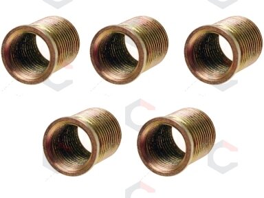 Indėklai žvakės sriegio lizdui geltonai cinkuoti | 19 mm | M14 x 1.25 | 5 vnt. (149-19) Indėklai žvakės sriegio lizdui geltonai cinkuoti | 19 mm | M14 x 1.25 | 5 vnt. (149-19)