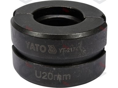 Presavimo replių indėklas U tipo | 20 mm | plieninis (YT-21741)