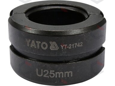 Indėklas U 25 mm presavimo replėms YT-21735 (YT-21742)