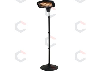Infraraudonųjų spindulių šildytuvas | 2200 W | su stovu ir pulteliu (68793) Infraraudonųjų spindulių šildytuvas | 2200 W | su stovu ir pulteliu (68793)
