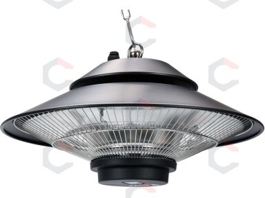 Infraraudonųjų spindulių šildytuvas | pakabinamas | 1500W | su pultu (YT-99501) Infraraudonųjų spindulių šildytuvas | pakabinamas | 1500W | su pultu (YT-99501)