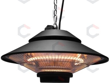 Infraraudonųjų spindulių šildytuvas | pakabinamas | 1500W | su pultu (YT-99501) Infraraudonųjų spindulių šildytuvas | pakabinamas | 1500W | su pultu (YT-99501)