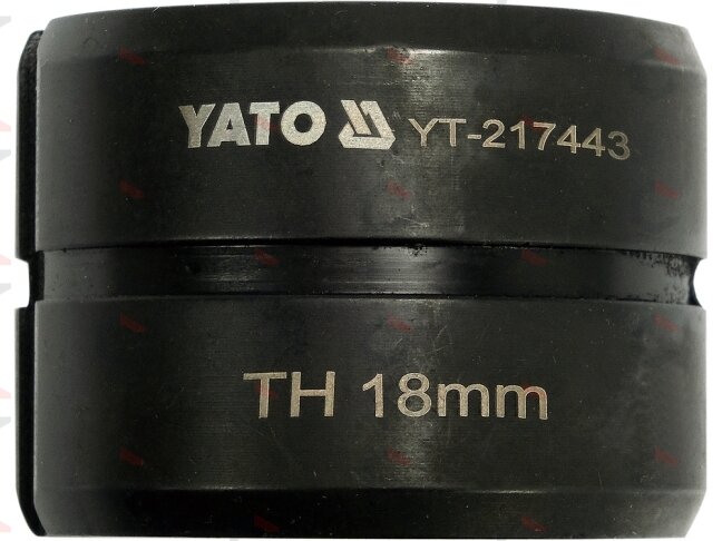 Indėklas matrica TH 18 mm presavimo replėms YT-21735 (YT-217443) 1 Indėklas matrica TH 18 mm presavimo replėms YT-21735 (YT-217443) 1