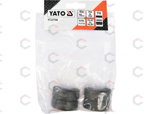 Indėklas TH 16 mm presavimo replėms YT-21735 (YT-21744) 1 Indėklas TH 16 mm presavimo replėms YT-21735 (YT-21744) 1