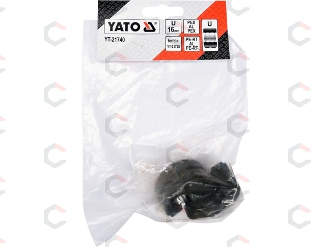 Indėklas U 16 mm presavimo replėms YT-21735 (YT-21740) 1