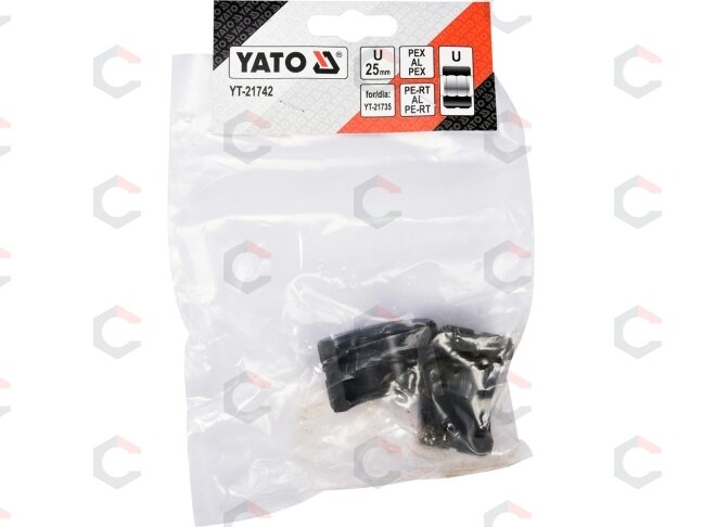 Indėklas U 25 mm presavimo replėms YT-21735 (YT-21742) 1