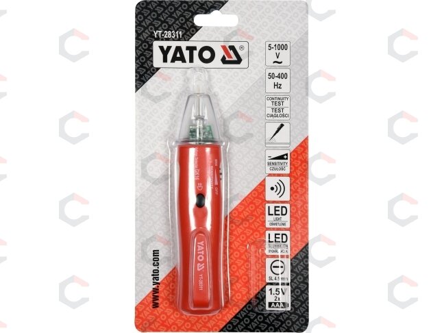 Indukcinis įtampos testeris | 5-1000 V (YT-28311) 2 Indukcinis įtampos testeris | 5-1000 V (YT-28311) 2