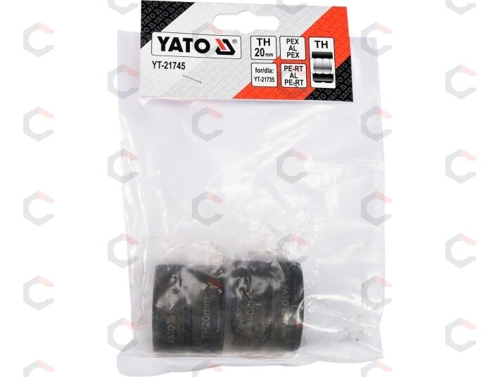 Indėklas TH 20 mm presavimo replėms YT-21735 (YT-21745) 1 Indėklas TH 20 mm presavimo replėms YT-21735 (YT-21745) 1