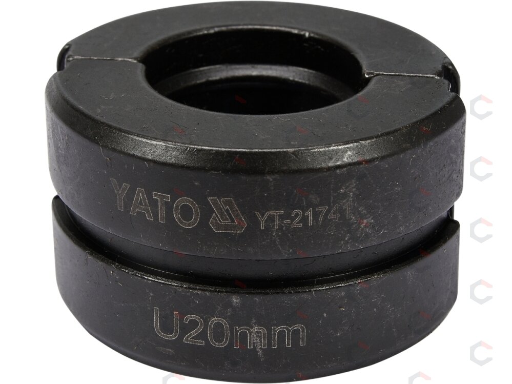 Presavimo replių indėklas U tipo | 20 mm | plieninis (YT-21741) Presavimo replių indėklas U tipo | 20 mm | plieninis (YT-21741)