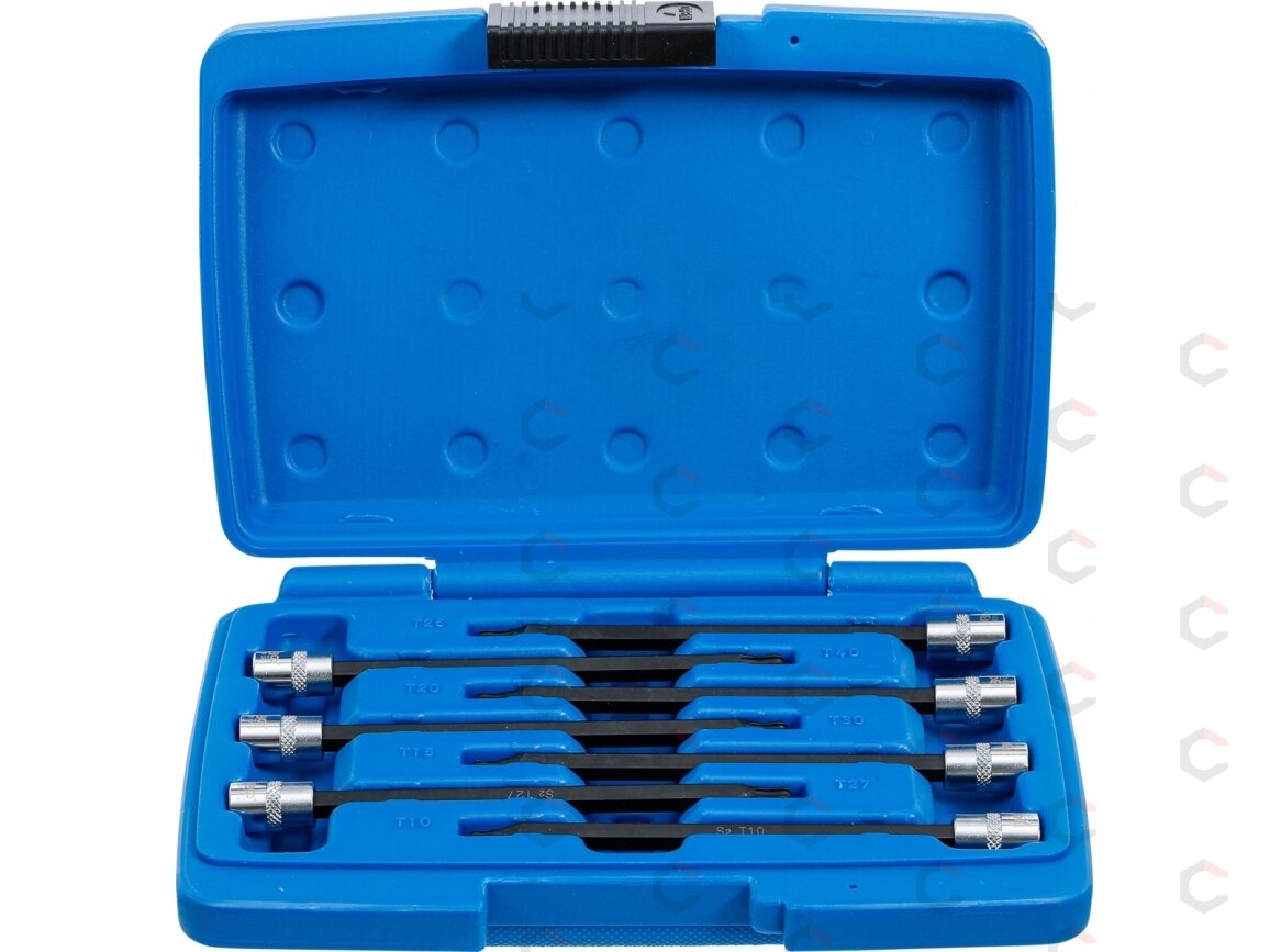 Įpresuotų antgalių rinkinys | 6.3 mm (1/4") | T-Star (Torx) su šarnyriniu antgaliu | 7 vnt. (8618) Įpresuotų antgalių rinkinys | 6.3 mm (1/4") | T-Star (Torx) su šarnyriniu antgaliu | 7 vnt. (8618)
