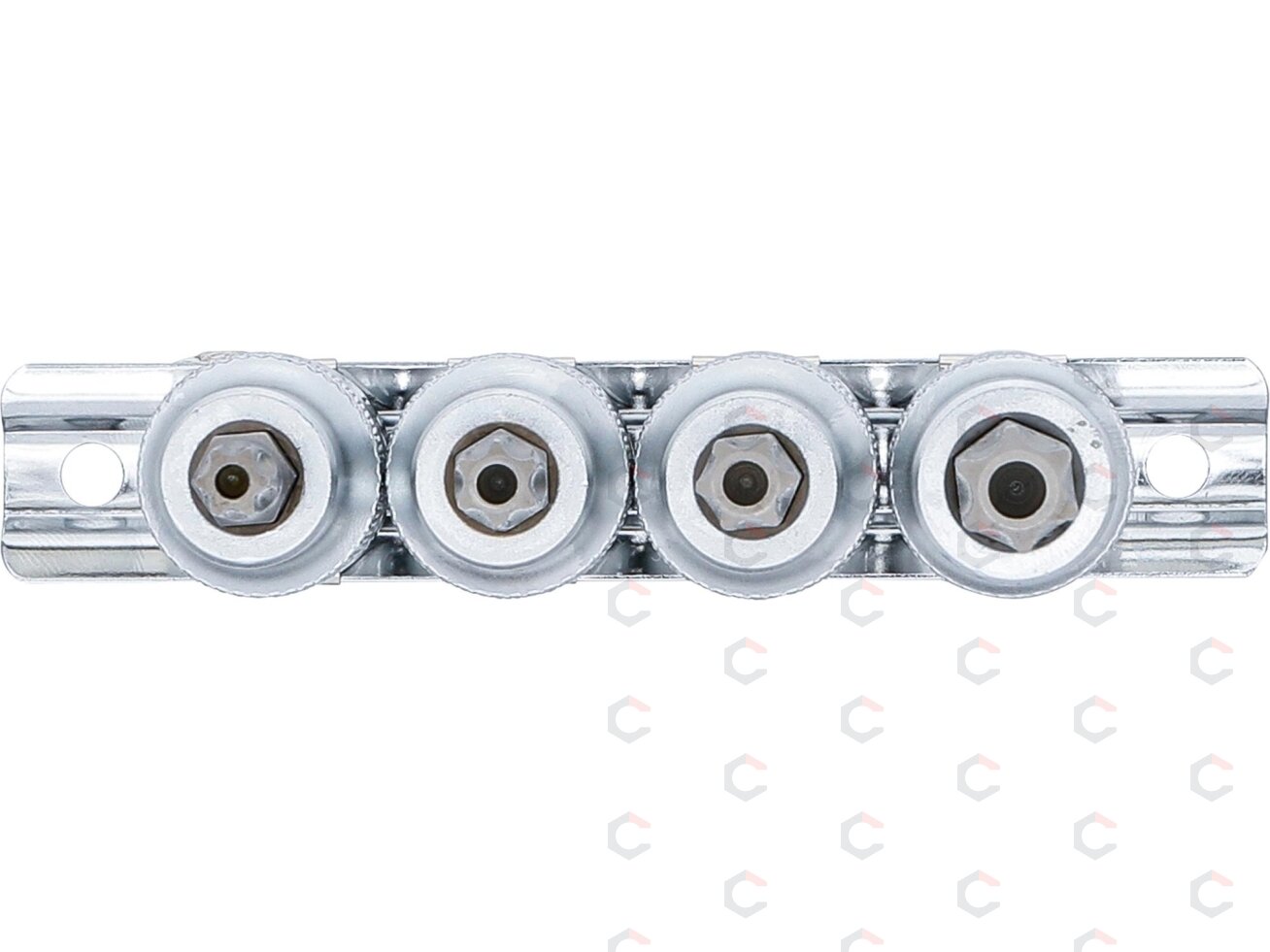 Įpresuotų antgalių rinkinys | 12,5 mm (1/2") | T-Star su skyle (Torx) T40 - T55 | 4 vnt. (8885) 2 Įpresuotų antgalių rinkinys | 12,5 mm (1/2") | T-Star su skyle (Torx) T40 - T55 | 4 vnt. (8885) 2