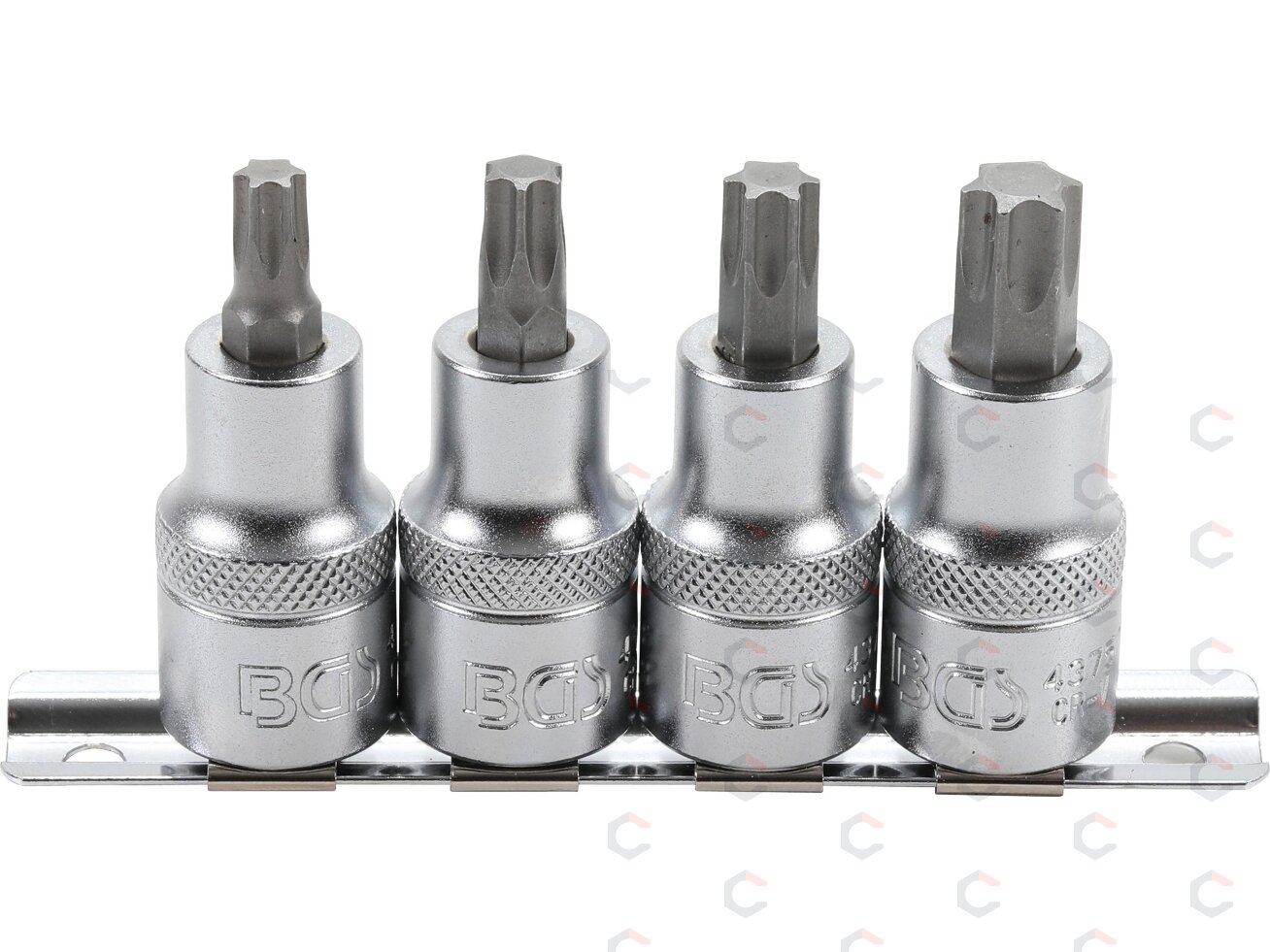 Įpresuotų antgalių rinkinys | 12.5 mm (1/2") | T-Star (Torx) T40 - T55 | 4 vnt. (8886) Įpresuotų antgalių rinkinys | 12.5 mm (1/2") | T-Star (Torx) T40 - T55 | 4 vnt. (8886)