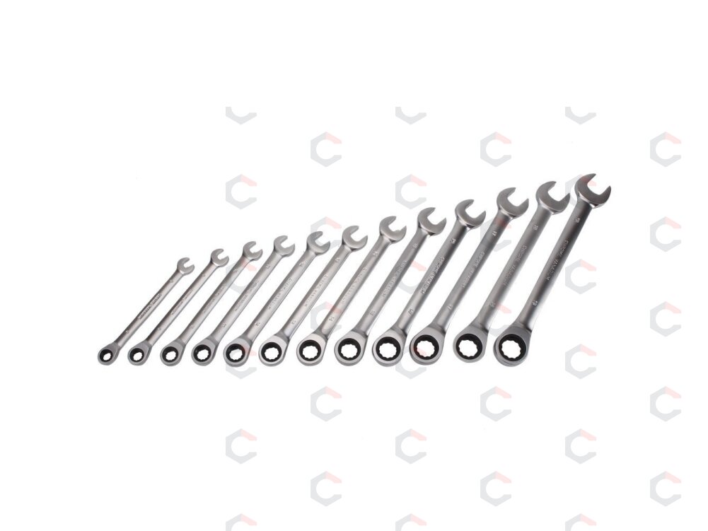 Įrankių rinkinys | Terkšliniai veržliarakčiai | 6.3 mm (1/4") / 10 mm (3/8") / 12,5 mm (1/2") | 216 vnt. (KR121216R) 2