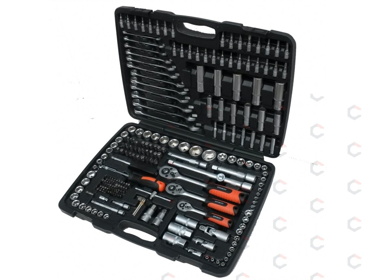 Įrankių rinkinys | 6.3 mm (1/4") / 10 mm (3/8") / 12,5 mm (1/2") | 216 vnt. (KR121216A) 4