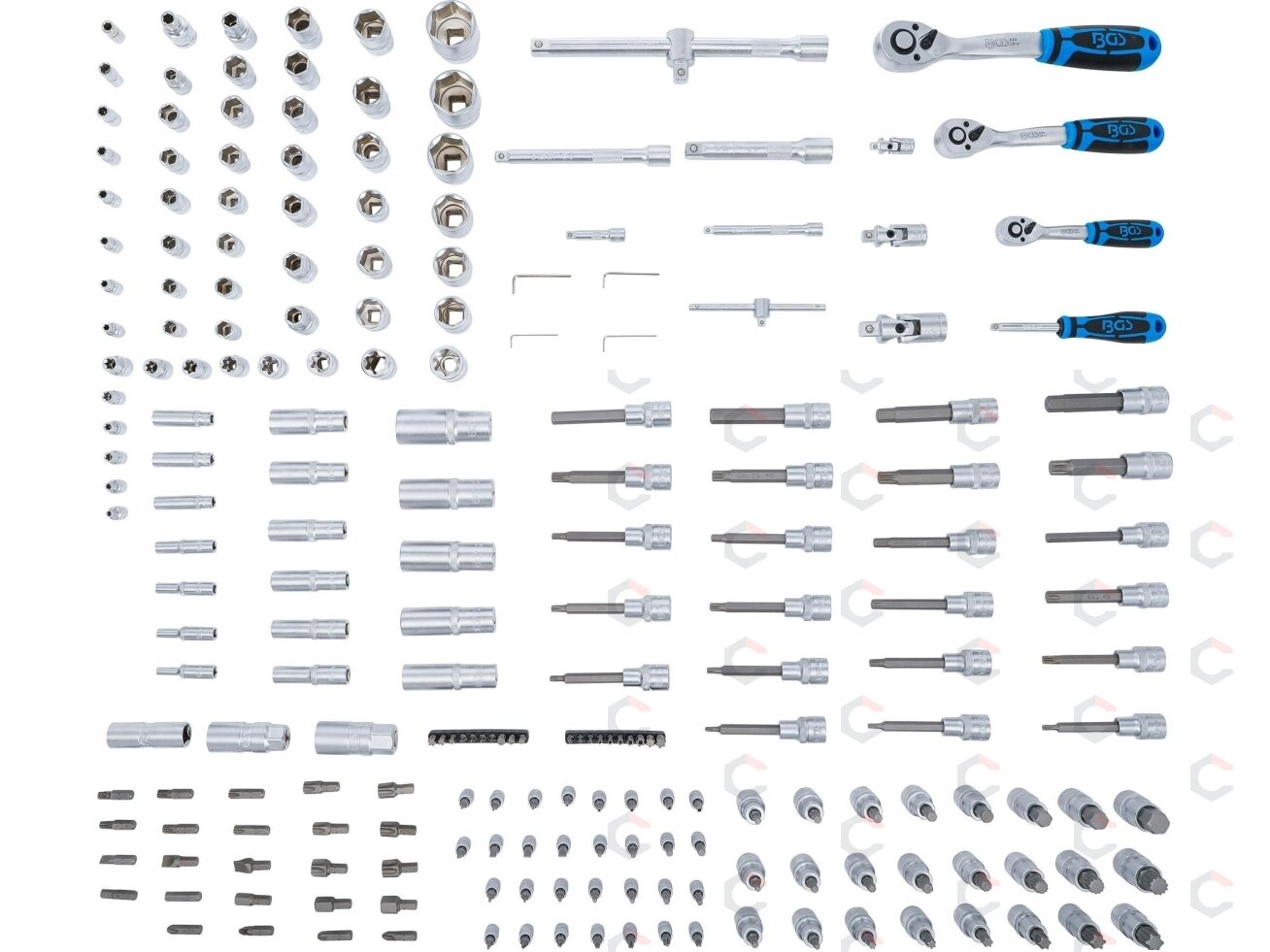 Įrankių dėklas XL: Galvučių rinkinys | 6.3 mm (1/4") / 10 mm (3/8") / 12,5 mm (1/2") | 216 vnt. (74434) 3 Įrankių dėklas XL: Galvučių rinkinys | 6.3 mm (1/4") / 10 mm (3/8") / 12,5 mm (1/2") | 216 vnt. (74434) 3