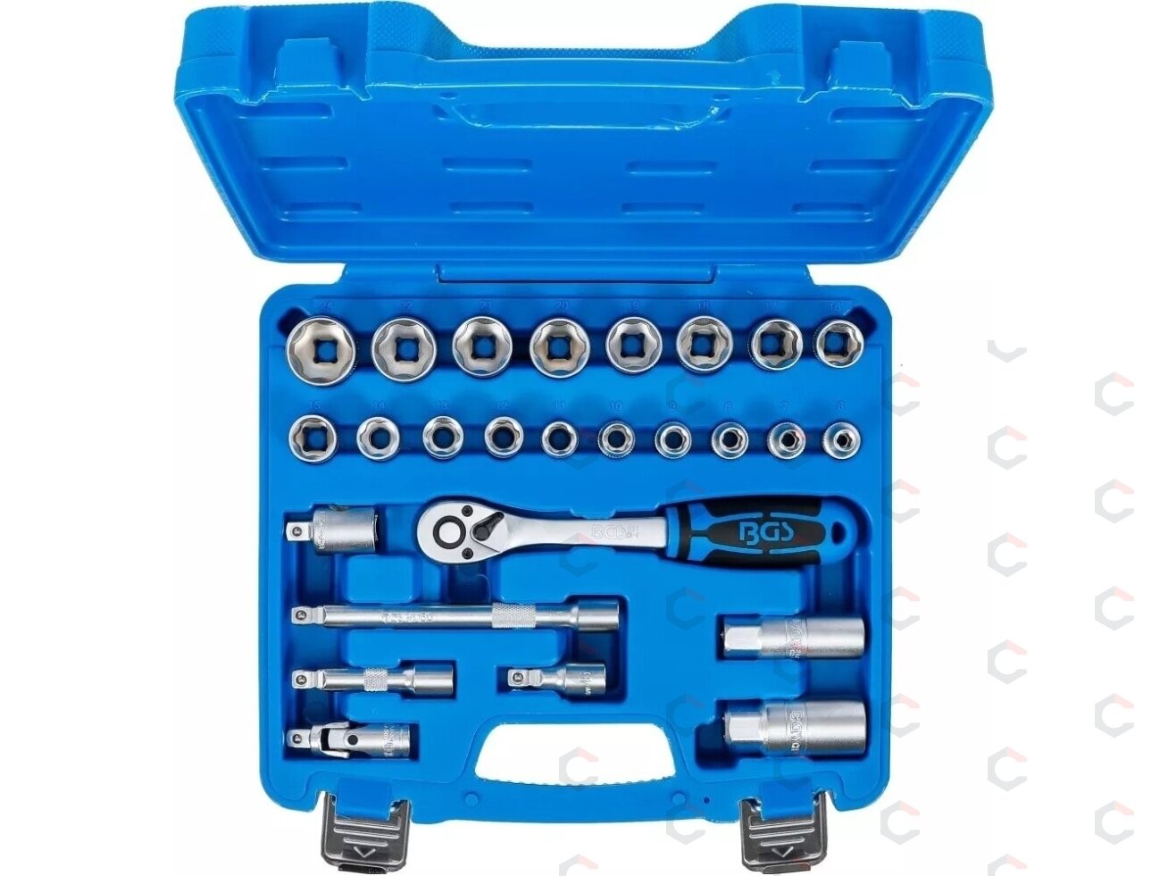 Įrankių komplektas | 10 mm (3/8") | 26 vnt. (2227) 2 Įrankių komplektas | 10 mm (3/8") | 26 vnt. (2227) 2