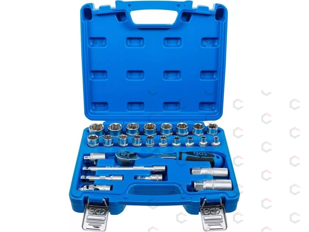 Įrankių komplektas | 10 mm (3/8") | 26 vnt. (2227) Įrankių komplektas | 10 mm (3/8") | 26 vnt. (2227)
