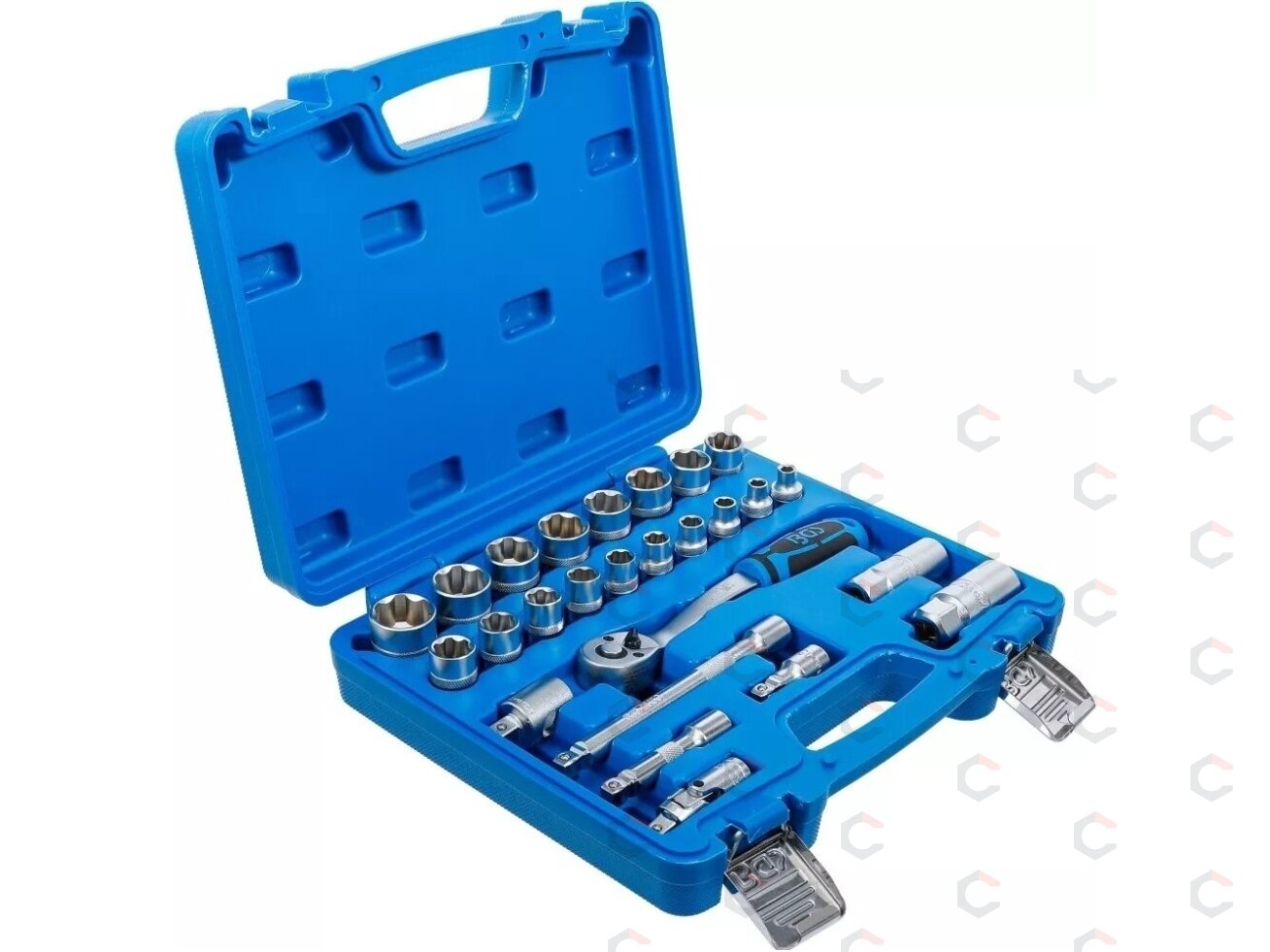 Įrankių komplektas | 10 mm (3/8") | 26 vnt. (2227) 1 Įrankių komplektas | 10 mm (3/8") | 26 vnt. (2227) 1