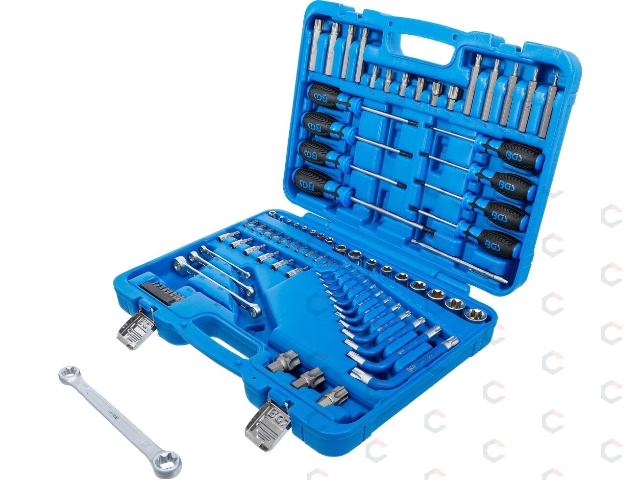 Įrankių rinkinys | 6.3 mm (1/4 ") + 12.5 mm (1/2") | E-Type / T-Star (Torx) | 84 vnt. (7849) 3 Įrankių rinkinys | 6.3 mm (1/4 ") + 12.5 mm (1/2") | E-Type / T-Star (Torx) | 84 vnt. (7849) 3