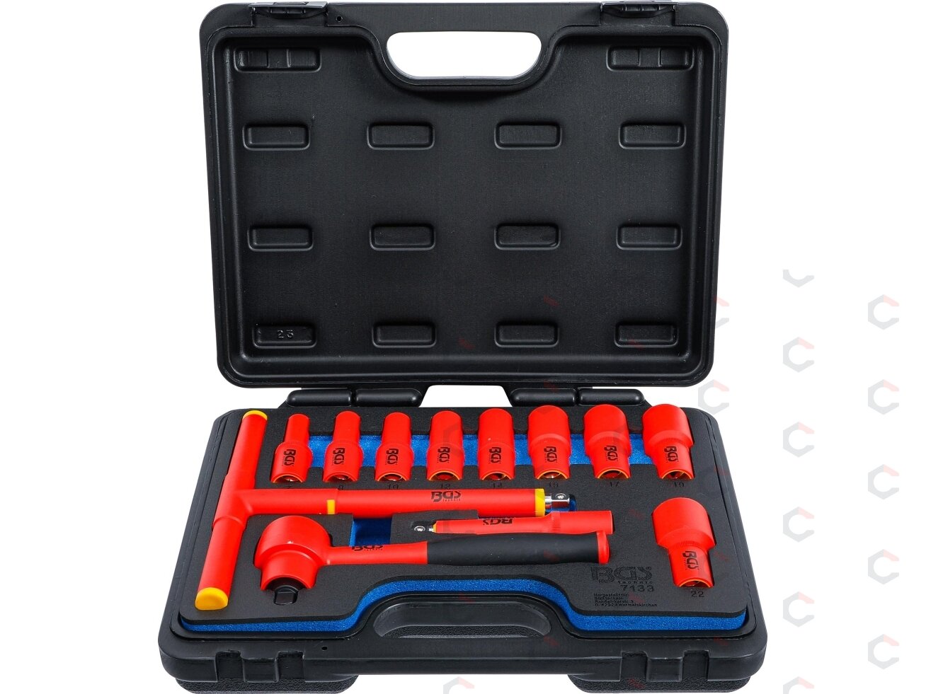 Įrankių rinkinys VDE | 10 mm (3/8") | 7 - 22 mm | 12 vnt. (7133) Įrankių rinkinys VDE | 10 mm (3/8") | 7 - 22 mm | 12 vnt. (7133)