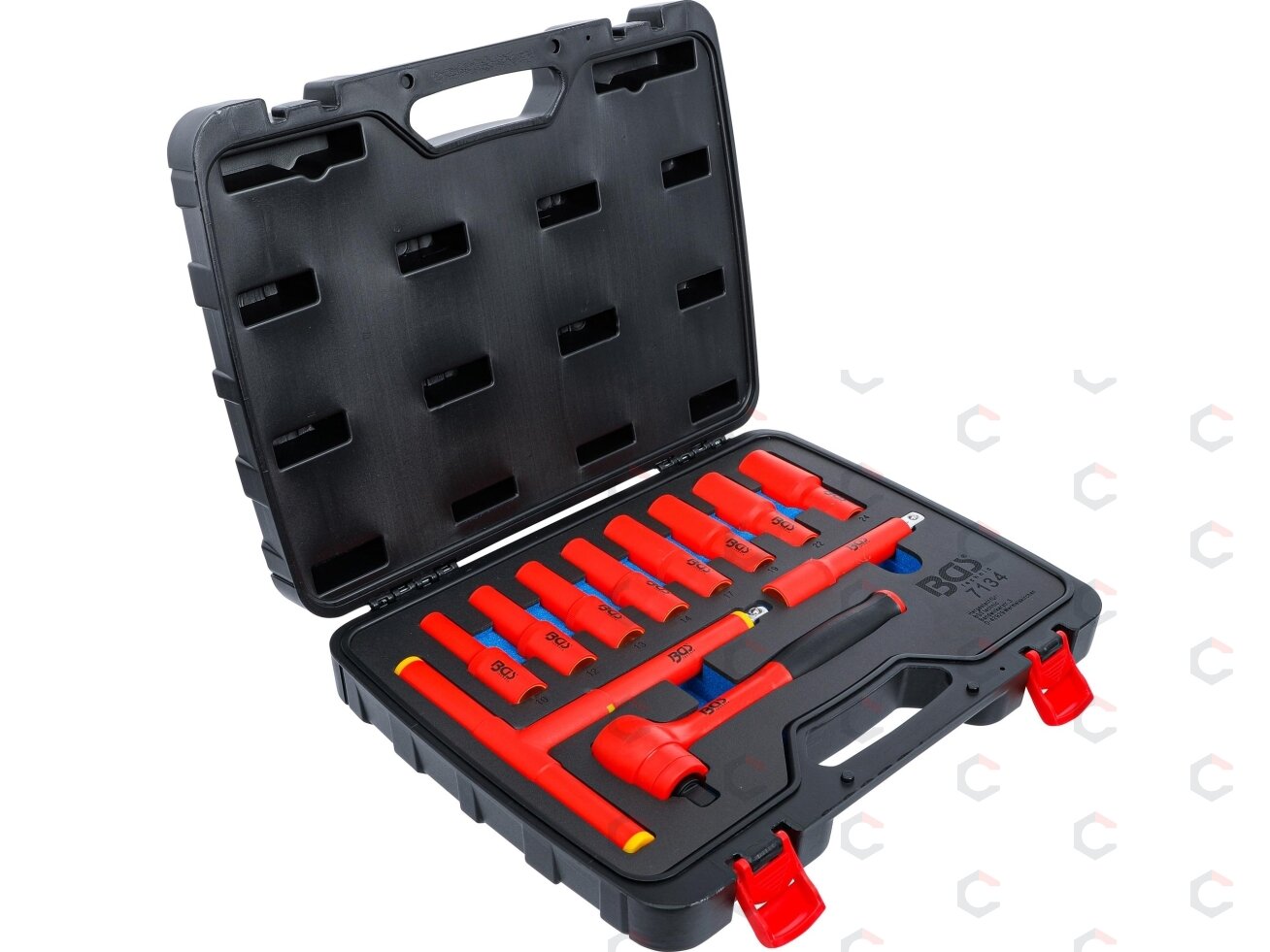Įrankių rinkinys VDE profesionalus | 1/2" pavara | Hex 10–24 mm | 11 vnt. (7134) 3 Įrankių rinkinys VDE profesionalus | 1/2" pavara | Hex 10–24 mm | 11 vnt. (7134) 3