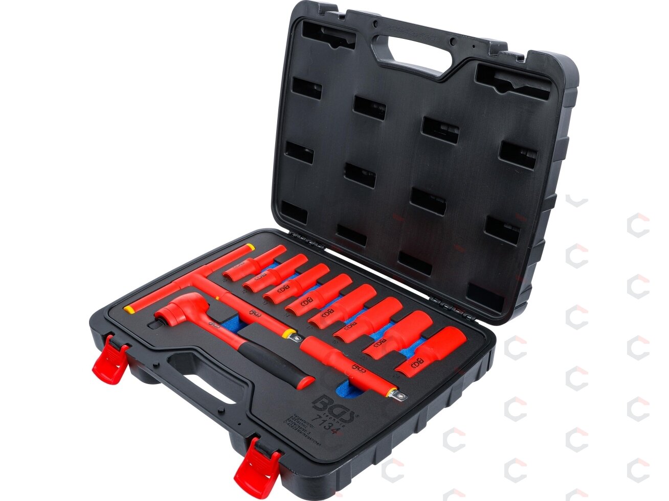 Įrankių rinkinys VDE profesionalus | 1/2" pavara | Hex 10–24 mm | 11 vnt. (7134) 4 Įrankių rinkinys VDE profesionalus | 1/2" pavara | Hex 10–24 mm | 11 vnt. (7134) 4