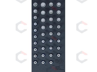 Antgalių galvučių rinkinys įdėkle BGS | 1/2" | HEX, TORX, XZN, RIBE | 36 vnt. (4120) Antgalių galvučių rinkinys įdėkle BGS | 1/2" | HEX, TORX, XZN, RIBE | 36 vnt. (4120)