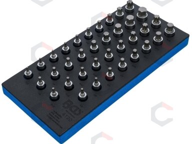 Antgalių galvučių rinkinys įdėkle BGS | 1/2" | HEX, TORX, XZN, RIBE | 36 vnt. (4120) Antgalių galvučių rinkinys įdėkle BGS | 1/2" | HEX, TORX, XZN, RIBE | 36 vnt. (4120)