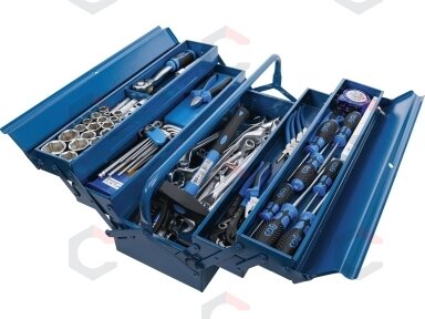 Įrankių rinkinys metalinėje dėžėje | 137 vnt. (3306) Įrankių rinkinys metalinėje dėžėje | 137 vnt. (3306)