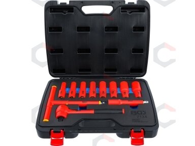 Įrankių rinkinys VDE profesionalus | 1/2" pavara | Hex 10–24 mm | 11 vnt. (7134)