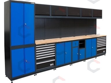 Įrankių saugojimo sistemos derinys | Compact Kit | Medinis stalviršis | 6 Komponentai (80130) Įrankių saugojimo sistemos derinys | Compact Kit | Medinis stalviršis | 6 Komponentai (80130)