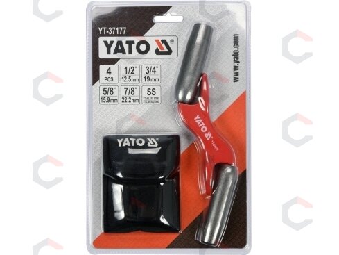 Įrankis mūro siūlėms užtaisyti | 12,7–22,2 mm | 4 dydžiai (YT-37177) 2 Įrankis mūro siūlėms užtaisyti | 12,7–22,2 mm | 4 dydžiai (YT-37177) 2
