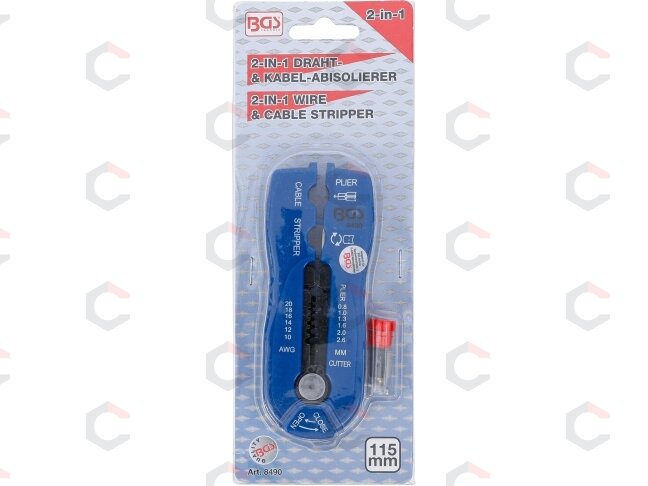Įrankis elektros darbams 2-IN-1 | 0,8 - 2,6 mm (8490) 3