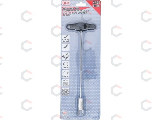 Įrankis žvakėms / žvakių pypkėms | VAG / Mercedes-Benz | 320 mm (2460) 3 Įrankis žvakėms / žvakių pypkėms | VAG / Mercedes-Benz | 320 mm (2460) 3