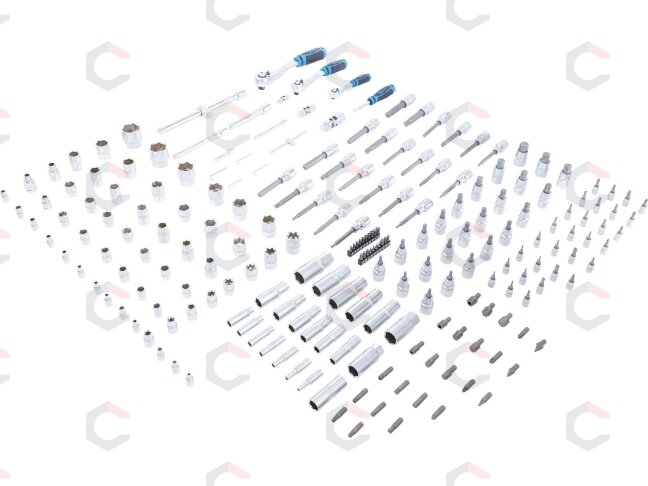Įrankių dėklas XL: Galvučių rinkinys | 6.3 mm (1/4") / 10 mm (3/8") / 12,5 mm (1/2") | 216 vnt. (74434) 2 Įrankių dėklas XL: Galvučių rinkinys | 6.3 mm (1/4") / 10 mm (3/8") / 12,5 mm (1/2") | 216 vnt. (74434) 2