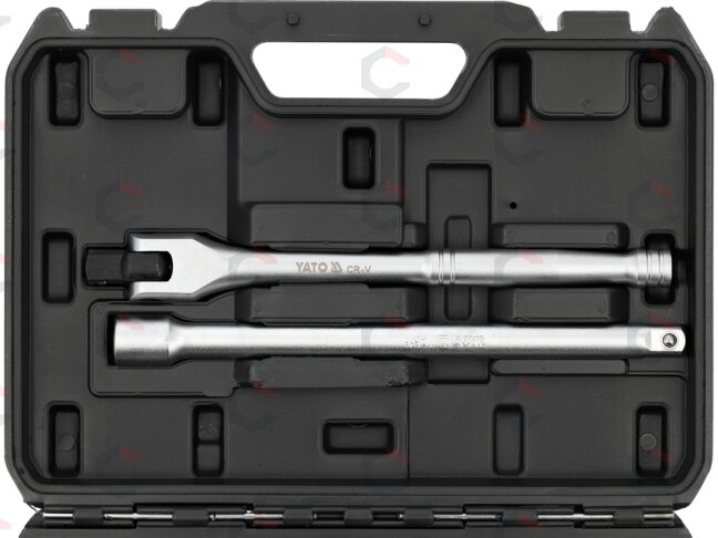 Įrankių rinkinys 1/2" galvutėms | 10–32 mm | 24 vnt (YT-12662) 2 Įrankių rinkinys 1/2" galvutėms | 10–32 mm | 24 vnt (YT-12662) 2