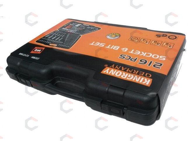 Įrankių rinkinys | 6.3 mm (1/4") / 10 mm (3/8") / 12,5 mm (1/2") | 216 vnt. (KR121216A) 2